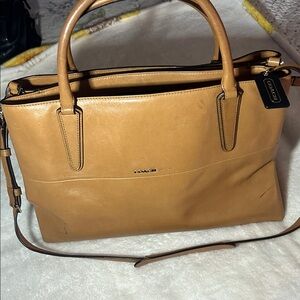 Coach Brown Leather Satchel Bag
